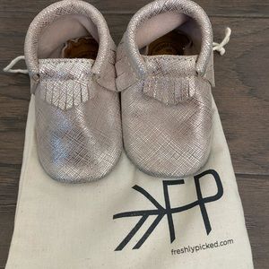 Freshly Picked Metallic Moccasins